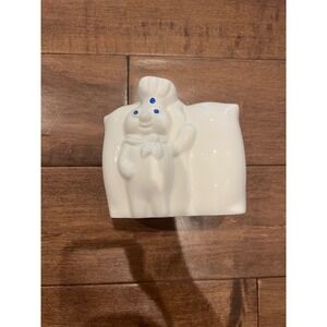 Pillsbury Doughboy Flour & Sugar‎ Ceramic Canister Set Vintage Kitchen Decor